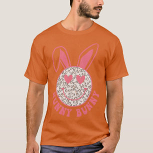 Camiseta Padrão-leopardo de coelho