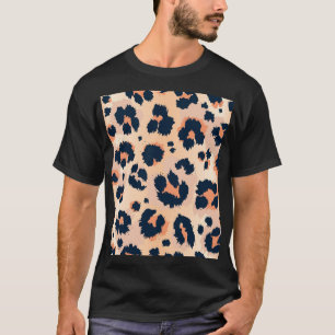 Camiseta Padrão Leopardo: Design engraçado sem carne