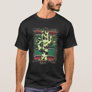Camiseta Padrão-Leopardo do Impressão de Cactus Serape lega