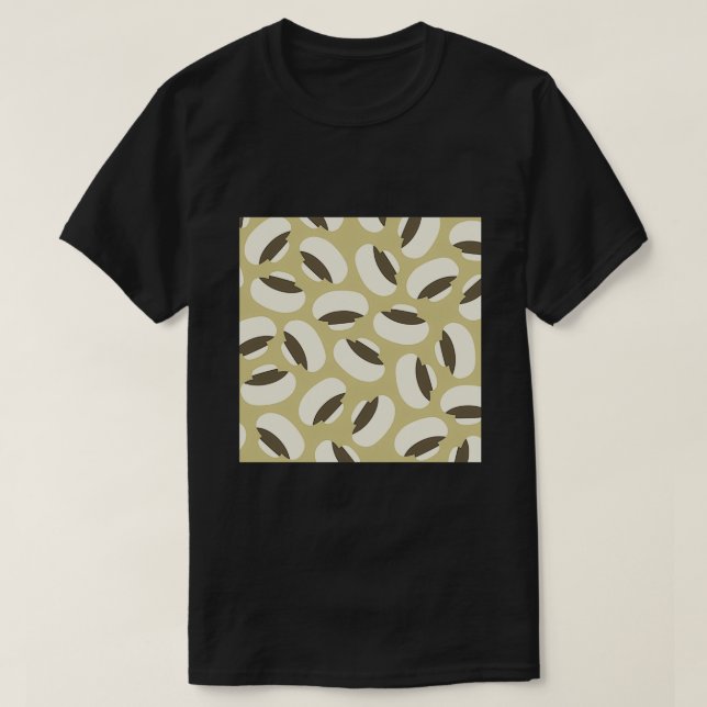 Camiseta Padrão médio de cogumelos 2 (Frente do Design)