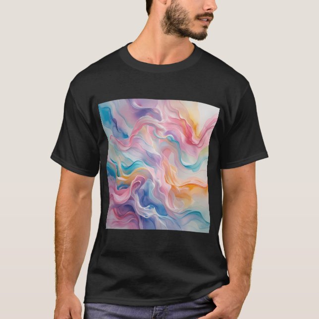 Camiseta Padrão Minimalista Moderno (Frente)