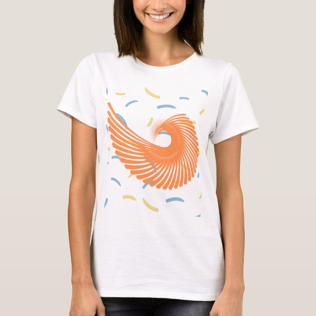 Camiseta Padrão moderno (Frente)