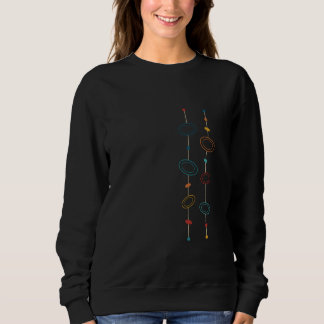 Camiseta Padrão Moderno de Meio século de Idade Atômica