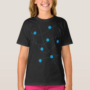 Camiseta Padrão moderno, divertido, divertido e bonito de b