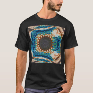 Camiseta Padrão Nativo Turquesa do Sudoeste
