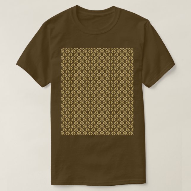 Camiseta Padrão Ornamental (Frente do Design)