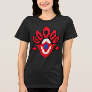 Camiseta Padrão Ornamental Marroquino Elegante Tradiciona