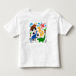 Camiseta Padrão perfeito dos dinossauros