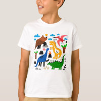 Padrão perfeito dos dinossauros