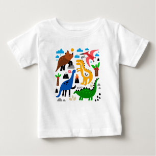 Camiseta Padrão perfeito dos dinossauros