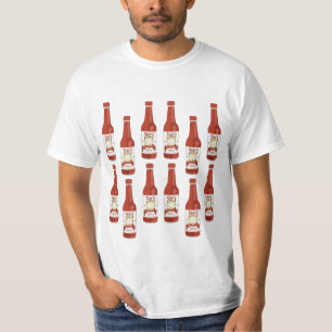 Camiseta Padrão Picante Picante de molho quente PERSONALIZA