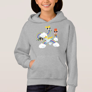 Camiseta Padrão Powerpuff Girls & Donny Rainbow