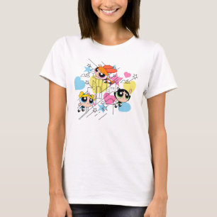 Camiseta Padrão Powerpuff Girls Townsville