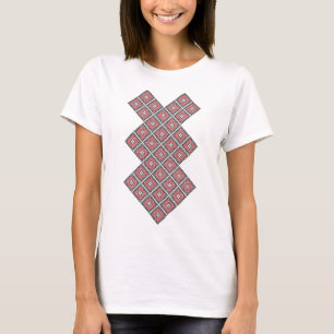 Camiseta Padrão Tradicional do Bordado do Tatreez#16