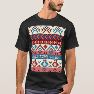 Camiseta Padrão Tribal Colorido