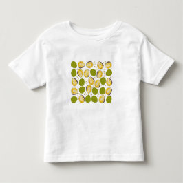 Camiseta Padrão Tropical de Colza de Verão - Fruta exótica