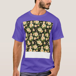 Camiseta Padrão tropical sem costura havaiano Hibiscus Mons