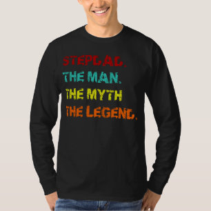Camiseta padrasto o homem mito a lenda
