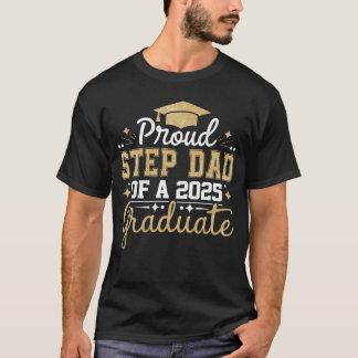 Camiseta Padrastro Sênior 2025 Orgulhoso Padrastro De Uma T