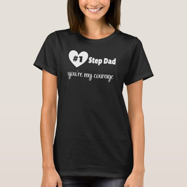Camiseta Padrastro você é minha coragem (Frente)