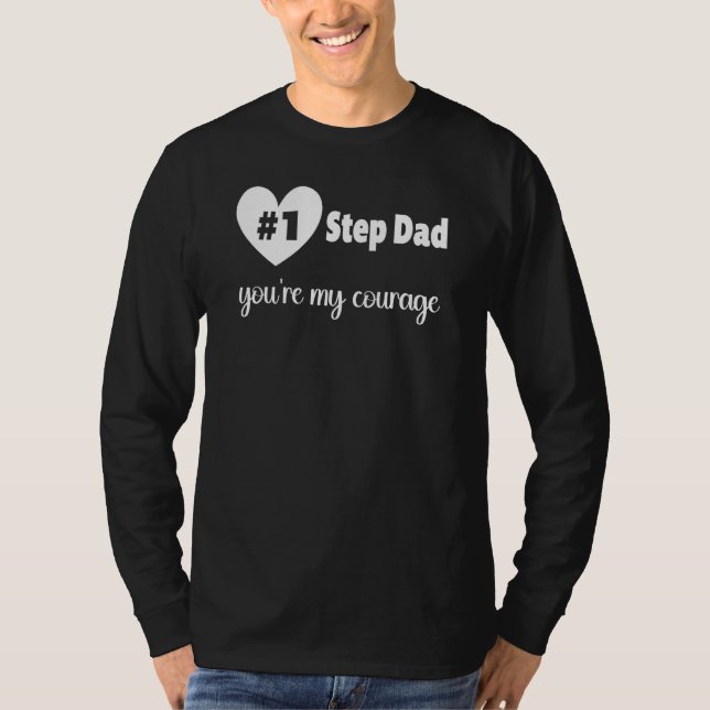 Camiseta Padrastro você é minha coragem (Frente)