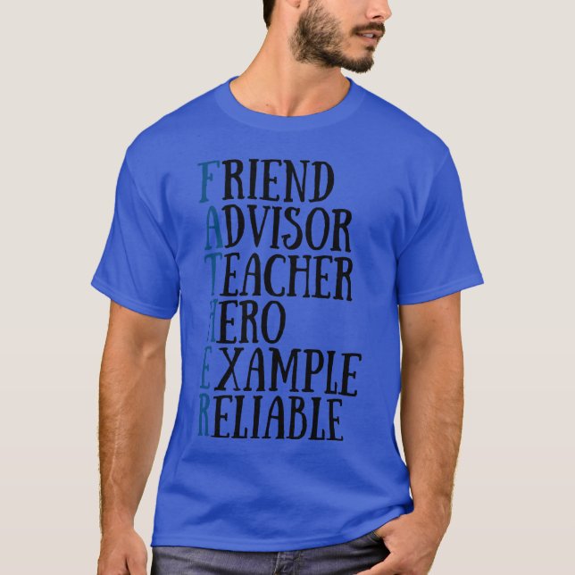 Camiseta Padre Acronym amigo (Frente)