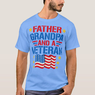 Camiseta Padre Avô e um Veterano