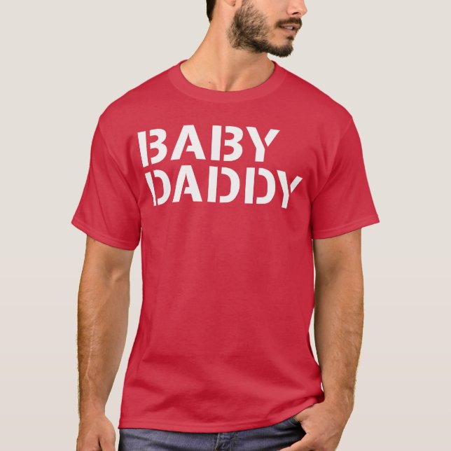 Camiseta Padre Baby Daddyee Protetor presente (Frente)