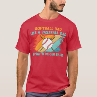Camiseta Padre Baseball Definição de Pai Oferta Melhor Pres