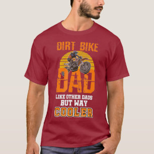 Camiseta Padre Biker Dirt Bike Rider Motocross Pai
