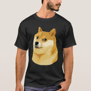 Camiseta Padre Criptocurrency Crypto Doge, Meme, Cão Shiba