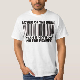 Camiseta Padre Da Noiva Engraçada Em Busca De Pagamento