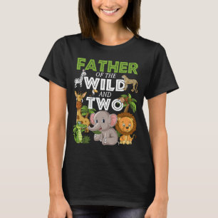 Camiseta Padre da Selva Safari Aniversário do Jardim Zoológ