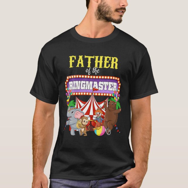 Camiseta Padre do Anteno Ringmaster Kids Parte Circus (Frente)