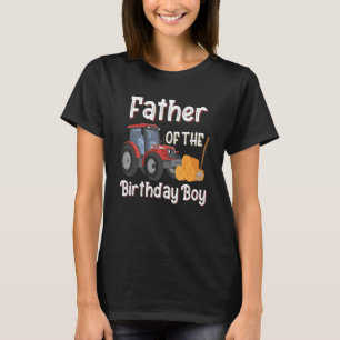 Camiseta Padre Do Garoto Fazenda De Aniversário Bir