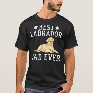 Camiseta Padre do Laboratório do Melhor Pai Labrador Do Lab