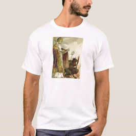 Camiseta Padre do Pitchfork de São Nicolau Krampus