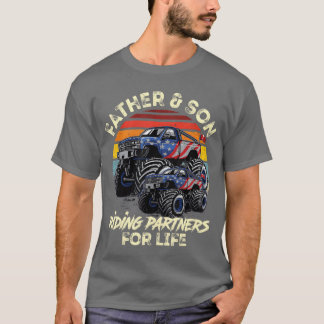 Camiseta Padre e Filho Andam Monsterruck For Life Raci