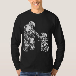 Camiseta Padre E Filho Dirt Bike Racer Road Mo