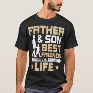 Camiseta Padre E Filho Melhores Amigos Para Os Pais Da Vida