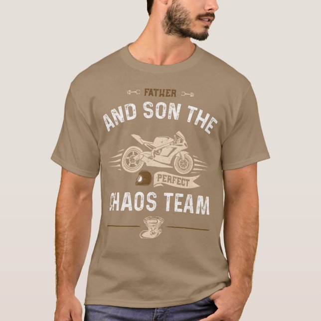 Camiseta Padre e Sonhe, garoto do caos perfeito (Frente)