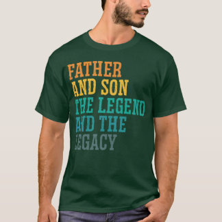 Camiseta Padre E Sonhe Legend E A Vintagem Legada