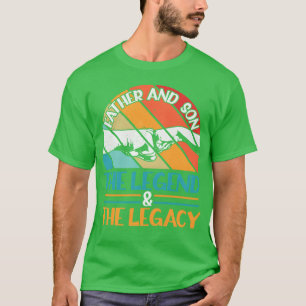 Camiseta Padre e Sonhem Legend e o Legacy Gift Retro