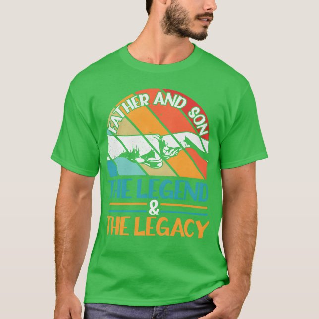 Camiseta Padre e Sonhem Legend e o Legacy Gift Retro (Frente)