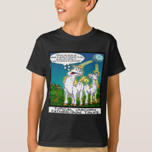 Camiseta Padre/Filho do Unicórnio Bonificando