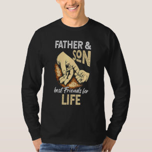 Camiseta Padre Filho É O Melhor Amigo Para Os Pais Que Corr