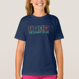 Camiseta Padre Funny Mesa Periódica Pai