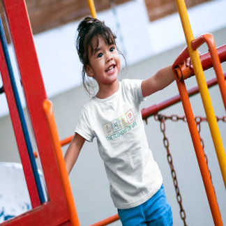 Camiseta Padre Funny Mesa Periódica Pai