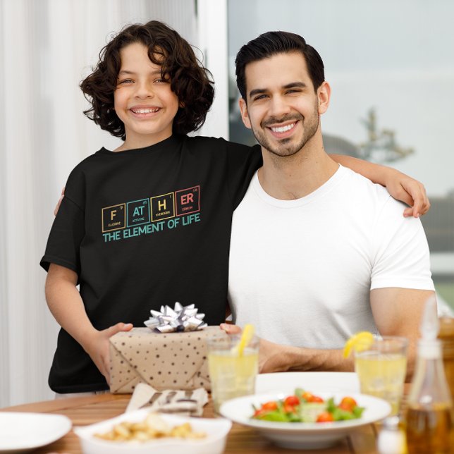 Camiseta Padre Funny Mesa Periódica Pai (Father Funny Periodic Table Dad Tri-Blend Shirt)