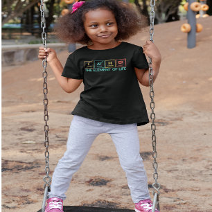 Camiseta Padre Funny Mesa Periódica Pai